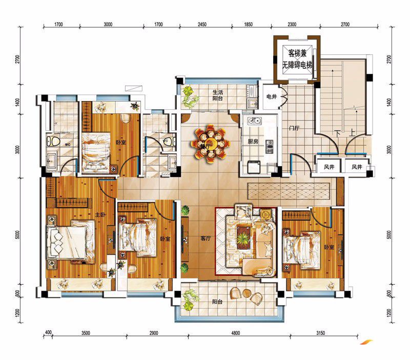 常德碧桂园YJ140T户型